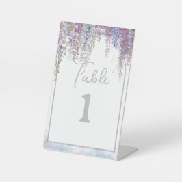 Signe De Table Numéros du tableau des Mariages floraux
