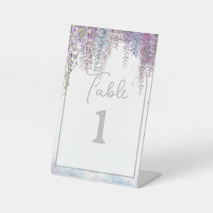 Signe De Table Numéros du tableau des Mariages floraux