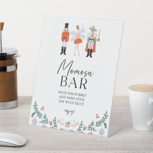 Signe De Table Nutcracker Momosa Bar Baby shower de Noël