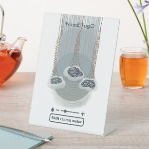 Signe De Table objet_2_compteur de contrôle de pluie