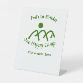 Signe De Table One happy camp green mountain sun 1st birthday 