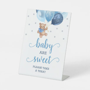 Signe De Table Ourson Bébé Est Suave Prends une Friandise Baby Sh