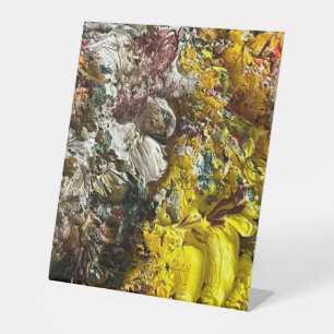 Signe De Table Palette de l'artiste #1
