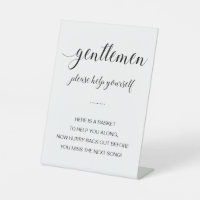 Panier de salle de bain pour messieurs Mariage élé