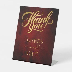 Signe De Table Papier parchemin vintage classique, Cartes de mari
