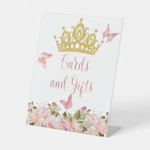 Signe De Table Papillons de la Couronne Symbole d'anniversaire Ca
