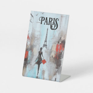 Signe De Table Paris, Femme liée en noir