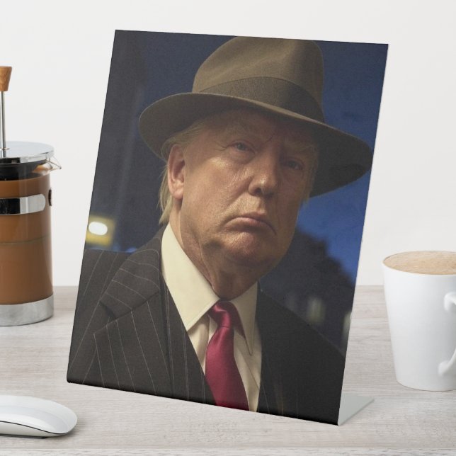 Signe De Table Parrain de l'Amérique Don J. Trump (In SItu)