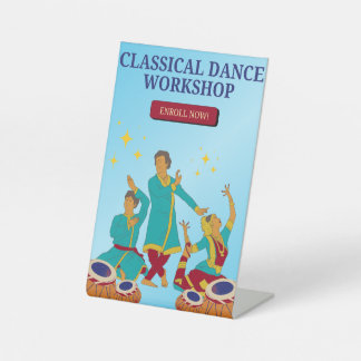 Signe De Table Pedestal Sign