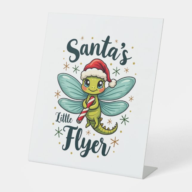 Signe De Table Père Noël Dragonfly (Recto)