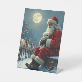 Signe De Table Père Noël et amis