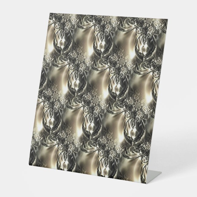 Signe De Table Perles dorées (Recto)