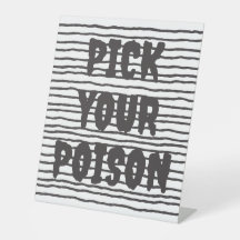 Personnalisable Choisissez votre poison