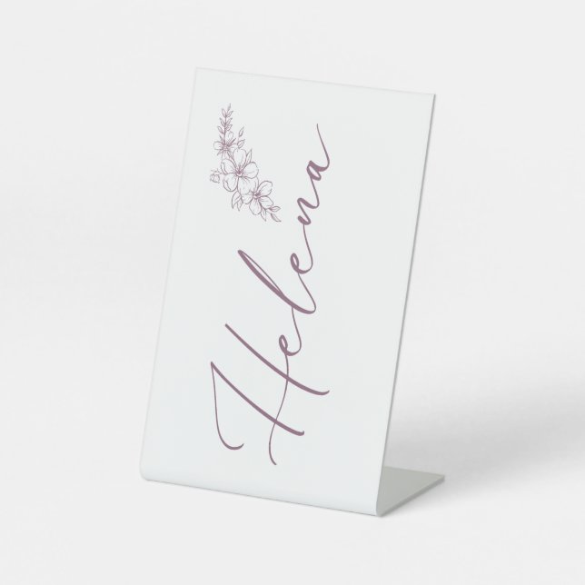 Signe De Table Personnalisé (Recto)