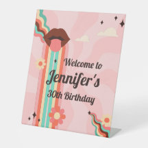 Personnalisé Nom, Funky Super Anniversaire