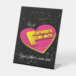 Signe De Table Personnalisée Happy Fête des pères 2023