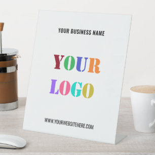 Signe De Table Personnalisez votre entreprise Logo Modèle de conn