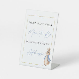 Signe De Table Peter Rabbit Addresse