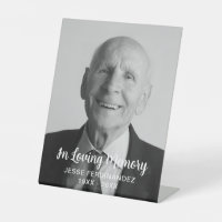 Photo personnalisée Hommage commémoratif funéraire