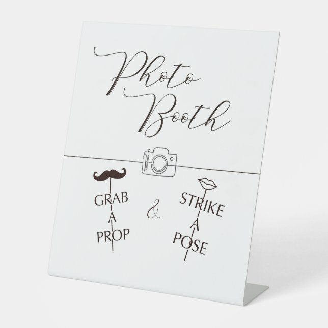 Signe De Table PhotoBooth (Recto)