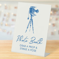 Photomaton Fantaisiste Bleu Français