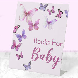 Signe De Table Pink A Little Butterfly Baby showers cadeaux