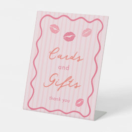 Signe De Table Pink Valentine's Day Bridal Shower Cards & Gifts