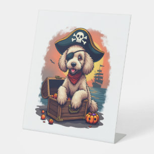 Signe De Table Pirate Poodle Plunder