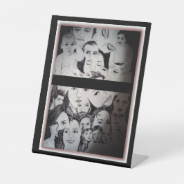 Signe De Table Portrait de différentes célébrités