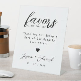 Signe De Table Prenez Un Simple Blanc Noir Moderne Élégant