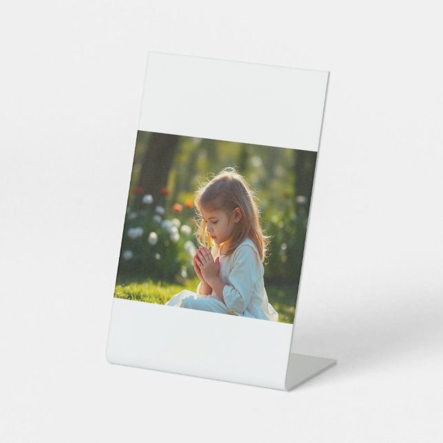 SIGNE DE TABLE PRIÈRE (Recto)