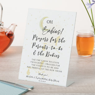 Signe De Table Prière pour les futurs parents et les bébés Panne