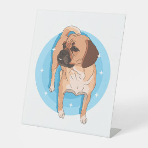Signe De Table Puggle Propriétaire Puggers Lover