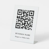 QR Code Noir et blanc Entreprise moderne