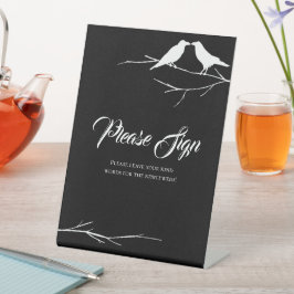 Signe De Table Ravens gothique Mariage livre d'invité