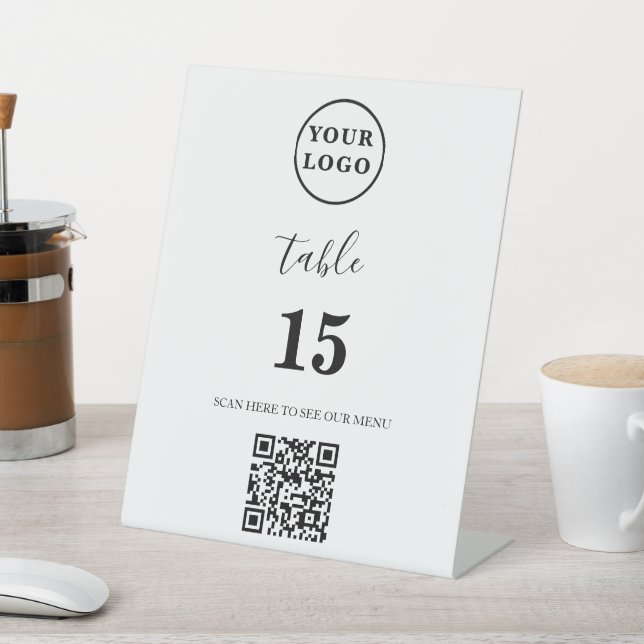 Signe De Table Rechercher dans le menu élégant Numéro de table Si (In SItu)