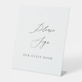 Signe De Table Registre de mariage | Signez SVP | Tablette