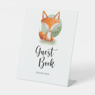 Signe De Table Registre des invités - Renard des bois