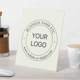Signe De Table Remplacement et modification faciles du logo bla