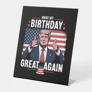 Signe De Table Rendre ma grandeur d'anniversaire à nouveau drôle