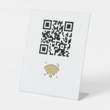 Réseau Wifi personnalisé QR Code moderne