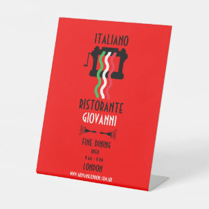 Signe De Table Restaurant Italien Promotionnel
