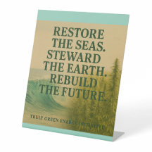 Restaurer les mers. Dirigez la Terre. Reconstruire