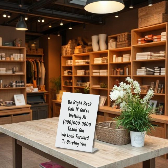 Signe De Table Revenir (Créateur téléchargé)