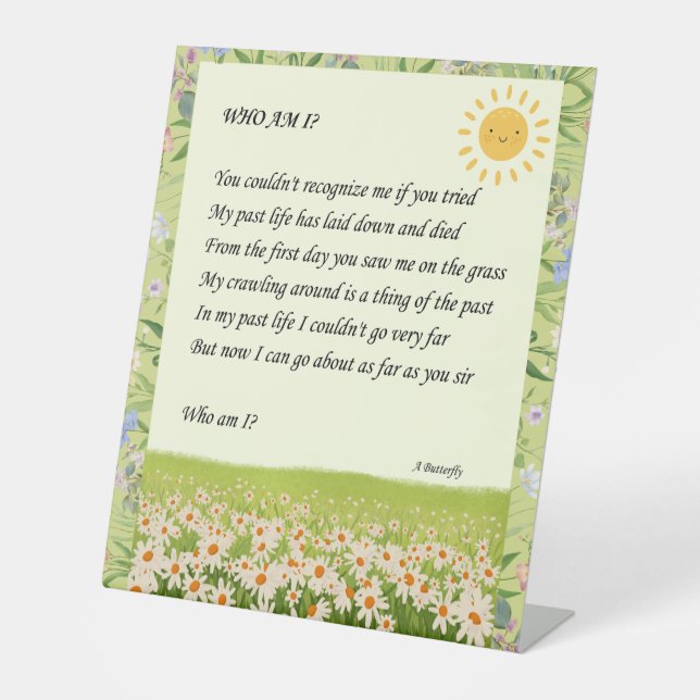 Signe De Table Riddle Art (Recto)