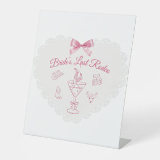 Signe De Table "Rodéo Dernier" Bride Tribe Western Bachelorette