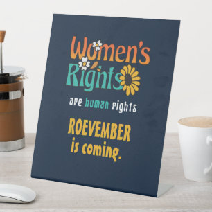 Signe De Table Roevember vient Floral Word Art