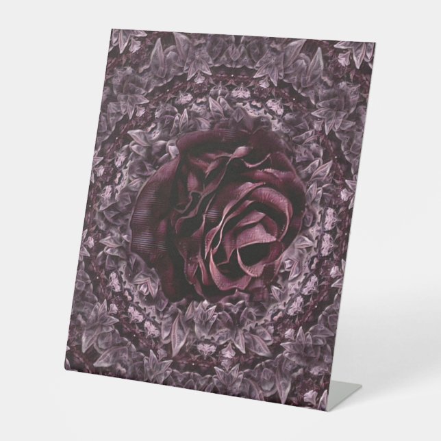 Signe De Table Rose Mandala (Recto)