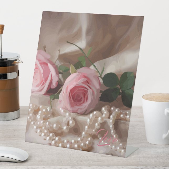 Signe De Table Rose Silken (In SItu)