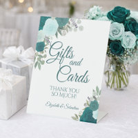 Rustique Turquoise Boho Chic Floral Cadeaux & Cart